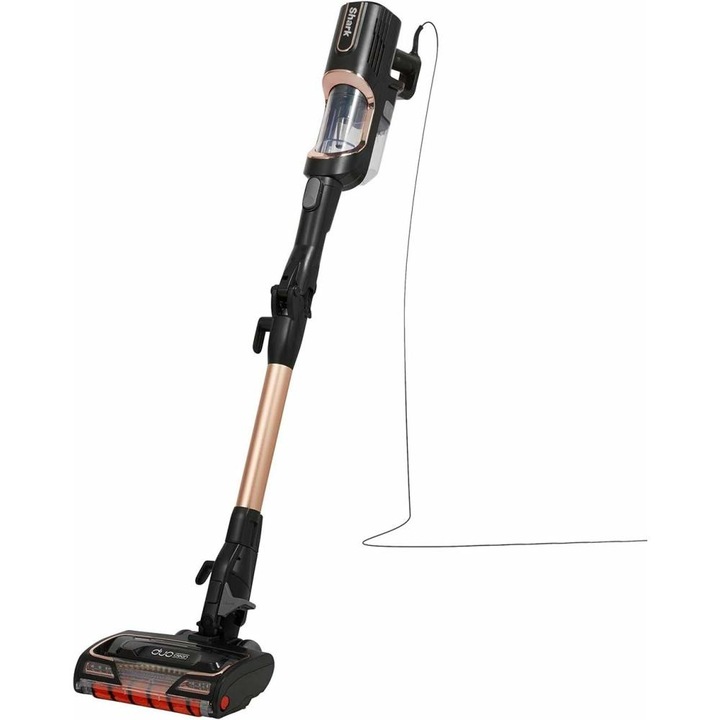 Вертикална прахосмукачка с кабел Shark True Pet HZ500EUT, 450 W, Резервоар 0.3 l, Кабел 10m Черен/Златен