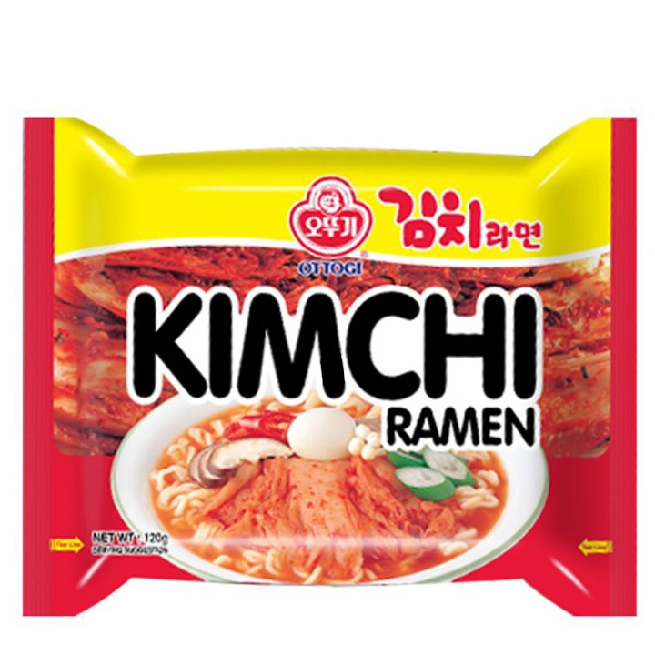 Noodles instant, aroma de kimchi, Ottogi, 120g