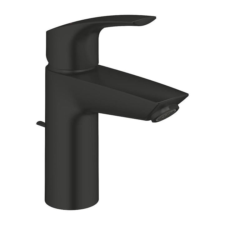 Смесител Grohe Eurosmart II, Стоящ, За умивалник, С изпразнител, 169x109 мм, Черен Мат