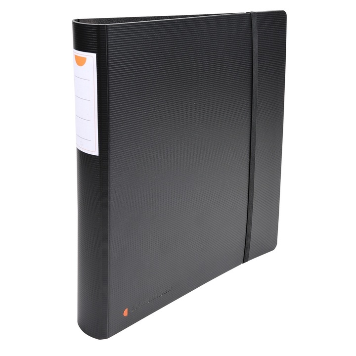 Dosar, Exacompta, A4, 4 inele, PP, 50 mm, negru