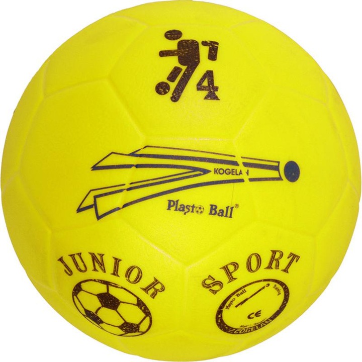 Minge fotbal Plasto Ball nr. 4, KOGELAN, rezistentă la apă, 20.70cm