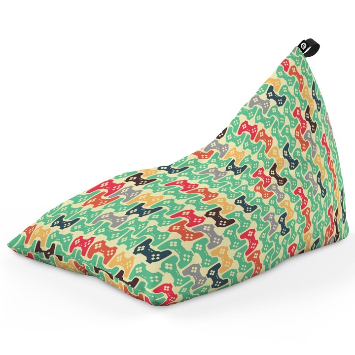 Fotoliu Updeco Puf Bean Bag tip Lounge, sac interior, impermeabil, indoor/outdoor, cu maner, 140 x 80 x 65 cm, Controllers