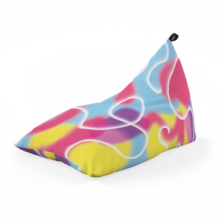 Fotoliu Updeco Puf Bean Bag tip Lounge, sac interior, impermeabil, indoor/outdoor, cu maner, 140 x 80 x 65 cm, Aerobic