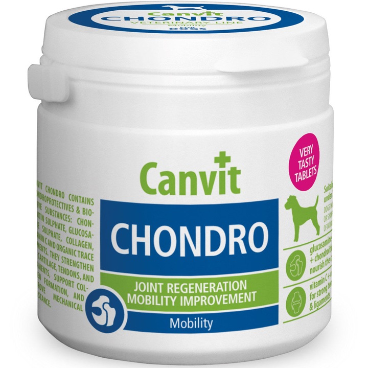 Supliment nutritiv pentru caini, Canvit Chondro, 230 g