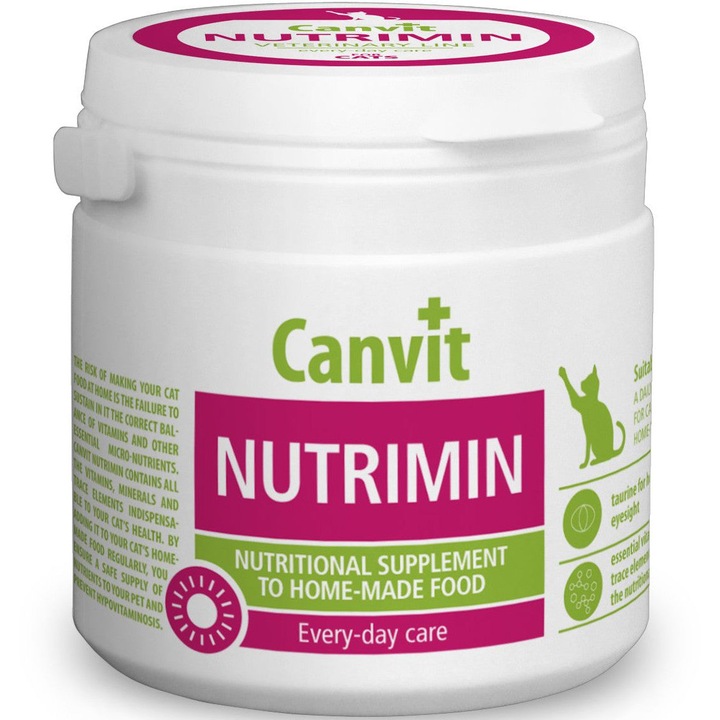 Supliment nutritiv pentru pisici, Canvit Nutrimin, 150 g