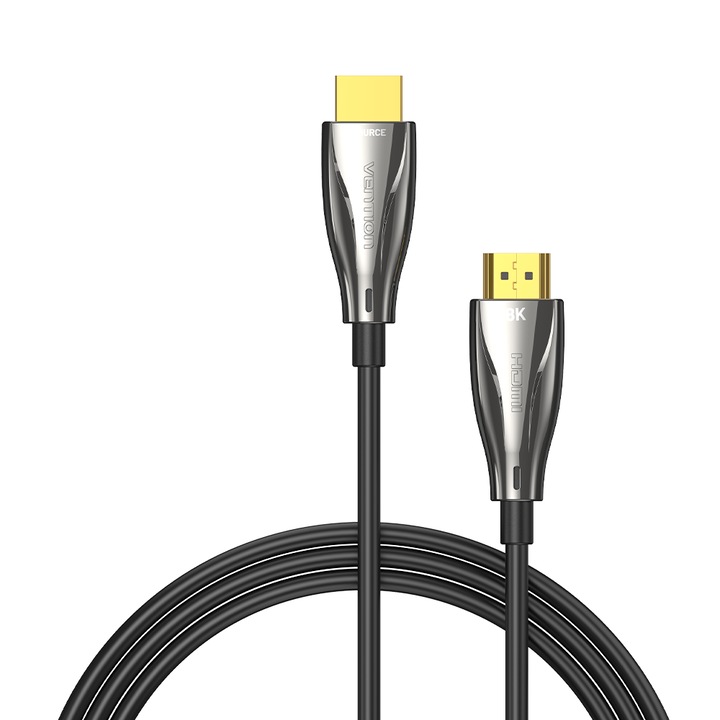 8K HDMI кабел, VENTION, мъжки-мъжки, 8K@60Hz/4K@120Hz, Черен, 2m