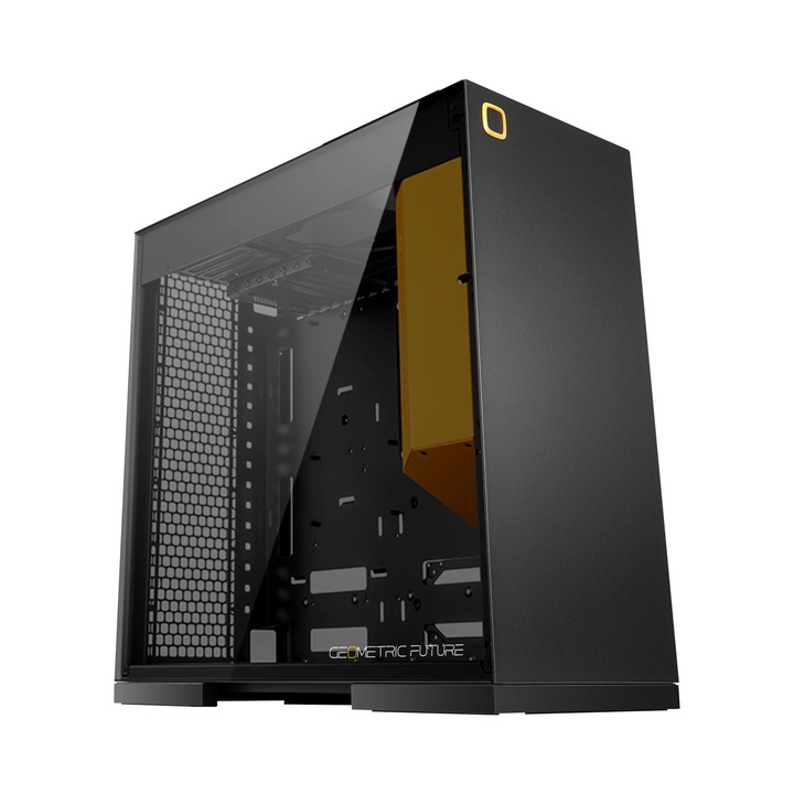 Carcasa pentru computer, Kolink, Stronghold ATX, Sticla securizata, Alb