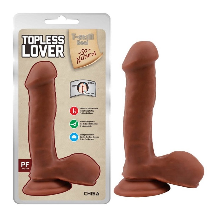Műpénisz 53X Topless Lover - latin 19,2 cm
