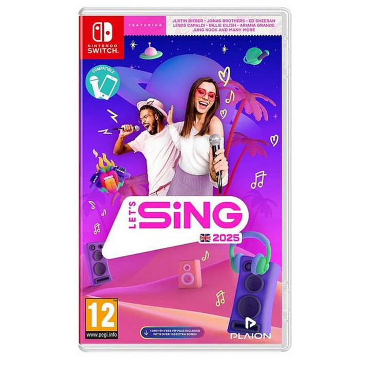 Joc Let's Sing 2025 Pentru Nintendo Switch