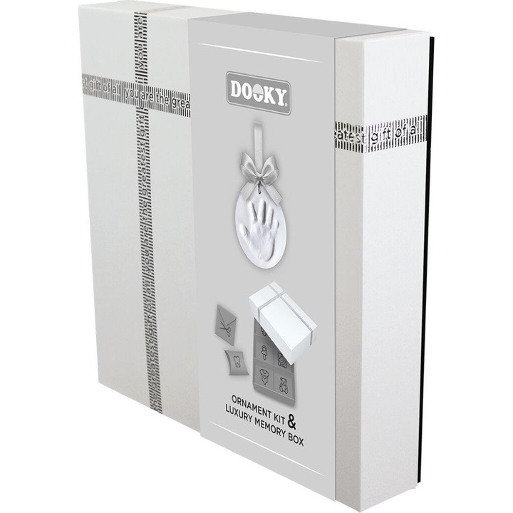 Подарък отпечатък за бебе Dooky Baby и КУТИЯ ЗА СПОМЕНИ