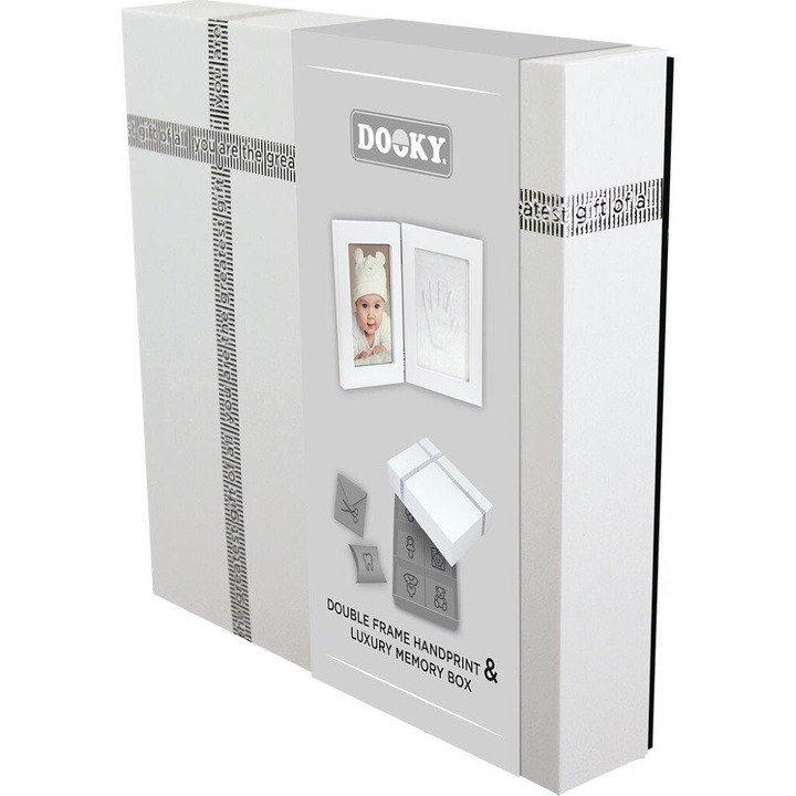 Рамка за отпечатъци Dooky Baby, двойна рамка и КУТИЯ ЗА СПОМЕНИ
