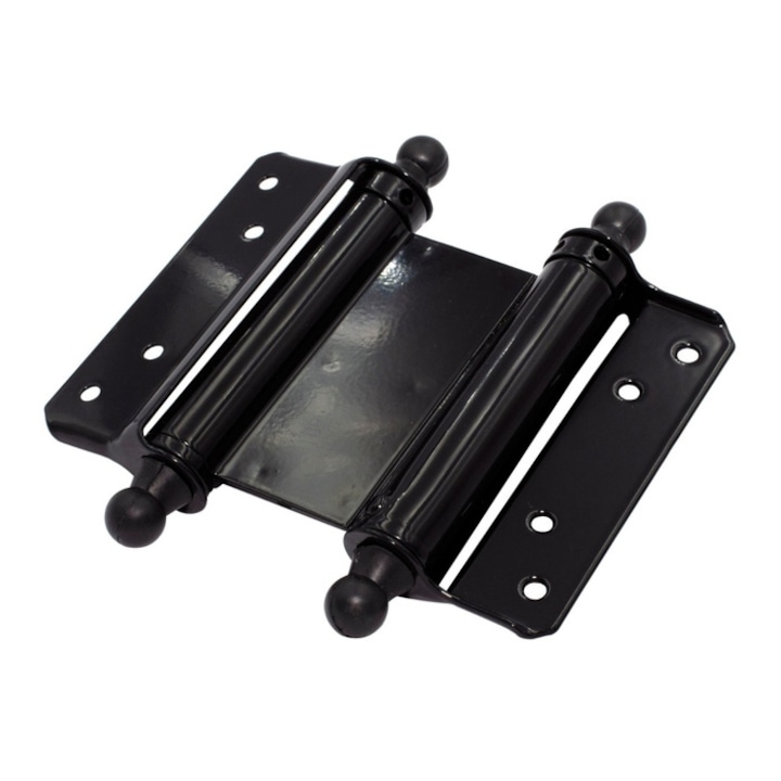 Lengőpánt rugóval, ajtókhoz / kapukhoz, IFL 93730, acél, fekete, 125 mm