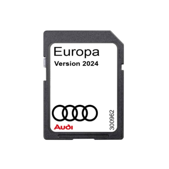 Card SD Navigatie Audi Harti 2024, 32 GB, card Navigatie MIB compatibil Audi A6 C8, A7 4K, A8 D5, Q7 FL, Q8 Modele fabricate 2019-2022