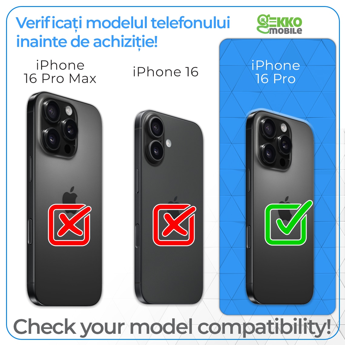 Husa pentru iPhone 16 Pro, Ultrasubtire, din silicon gel, Clear, cu decupaje dedicate pentru lentile, porturi si butoane, 0.3mm, Gekko, Transparenta