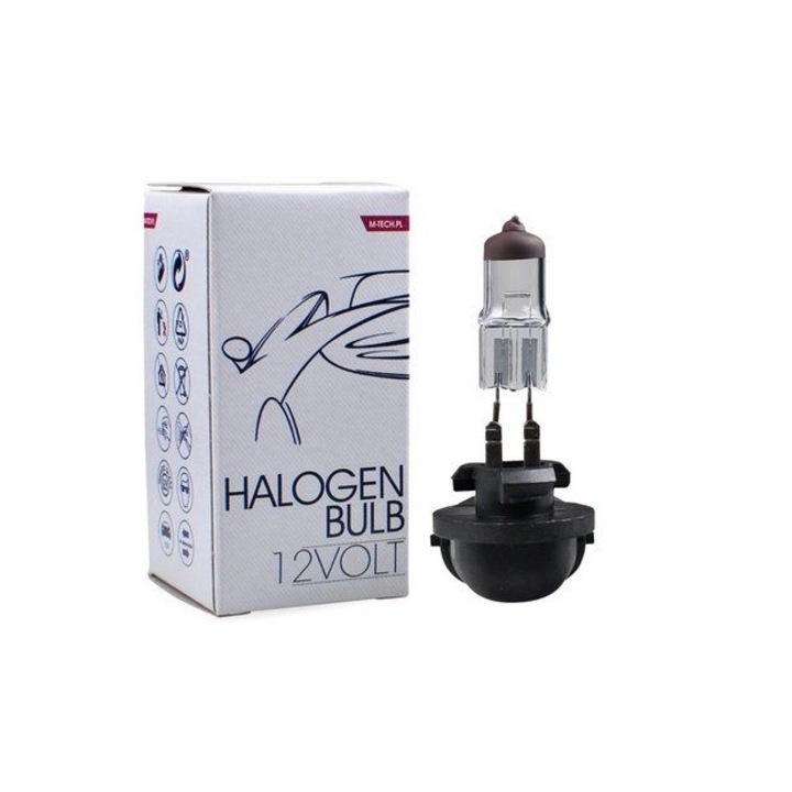 Halogén izzó H27W/2-881 12V 27W M-tech alap oldalfoglalat
