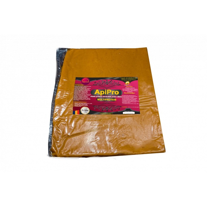 ApiPro Multiprotein - hrana proteica pentru albine, TURTE 0,5 KG, pachet 10 Kg