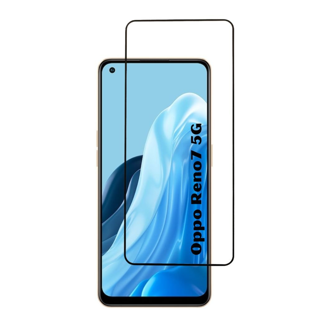 Folie de Protectie din Sticla compatibila cu Oppo Reno7 5G cu Kit Montare Inclus, Adeziv pe toata suprafata, Protectie Anti-Zgarieturi si Socuri