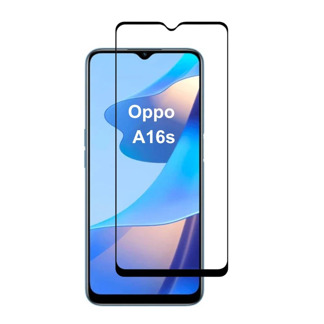 Folie de Protectie din Sticla compatibila cu Oppo A16S cu Kit Montare Inclus, Adeziv pe toata suprafata, Protectie Anti-Zgarieturi si Socuri