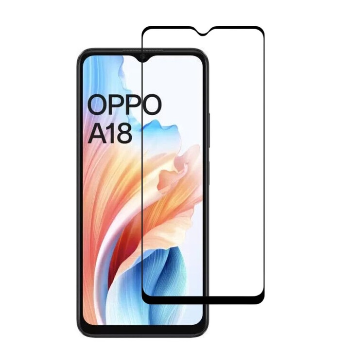Folie sticla pentru Oppo A18 - Full glue