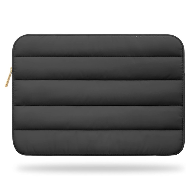 Timebox преносима чанта за лаптоп, 14'', 15'', 16" инча, за преносим компютър, ултрабук, микрофибърна вътрешна облицовка, водоустойчив, MacBook Pro / Air съвместим, Asus, Dell, HP, Lenovo, черен