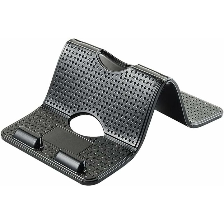 Autós telefontartó, TNEAYWHE, összecsukható kialakítás, állítható szög, átlátszó, a legtöbb okostelefonnal kompatibilis