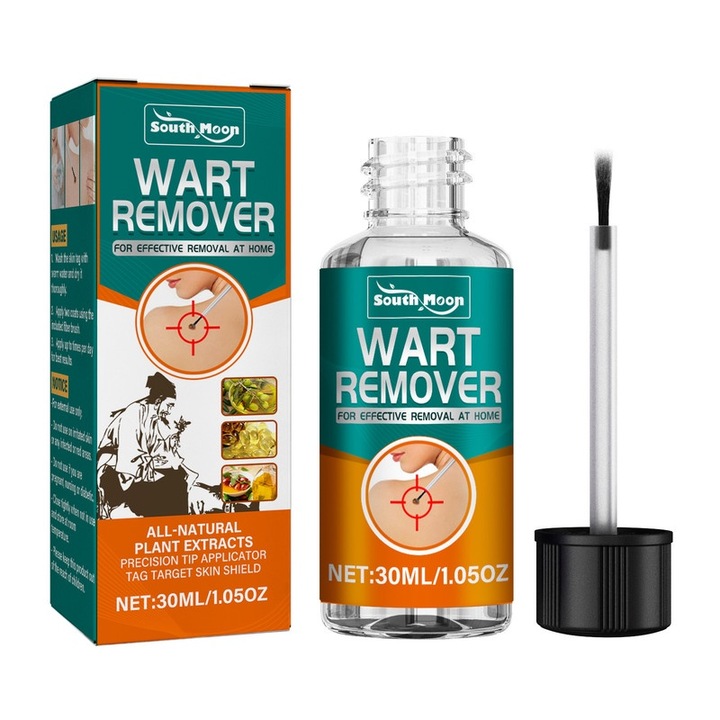 Lichid pentru indepartarea negilor, 30ml, aplicator cu varf de precizie, extracte din plante naturale
