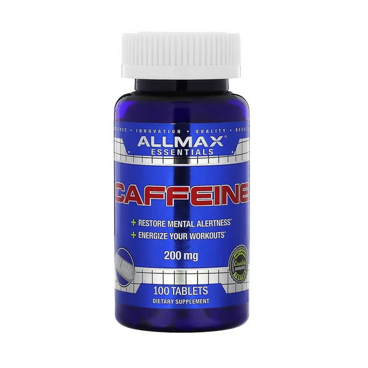 Caffeine (Cofeina), 200 mg, ALLMAX, 100 tablete
