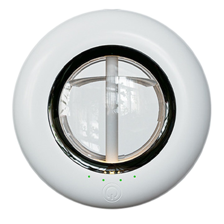 Umidificator aromaterapie Enforose, 4 viteze, control Bluetooth, capacitate 120ML, alb, 12x12x4 cm