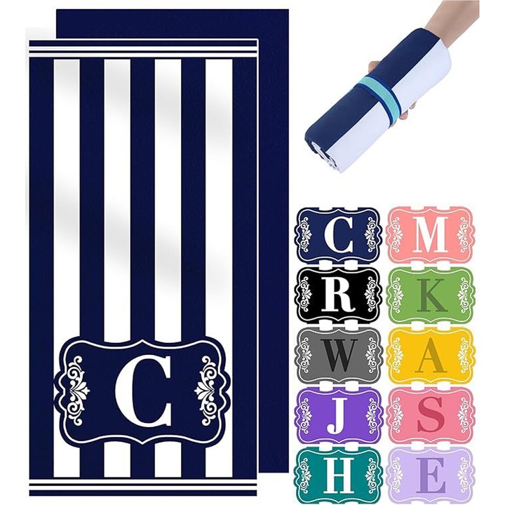 Изключително големи плажни кърпи, персонализирани, бързосъхнещи, многоцветни, 100x200cm