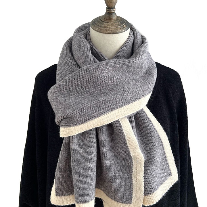 Esarfa dama, calduroasa, multicolora, 70x200cm