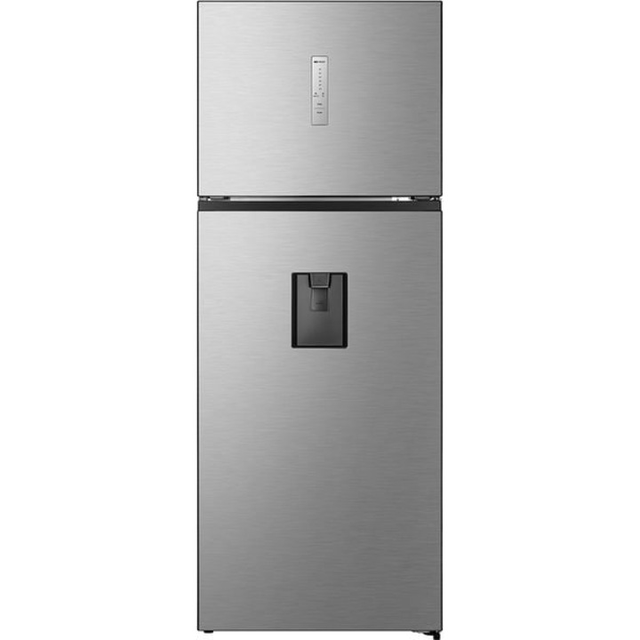 Frigider Cu Doua Usi HISENSE RT600N4WC2, Total No Frost, 467 L, H 185 Cm, Clasa E, Dozator Apa, Argintiu
