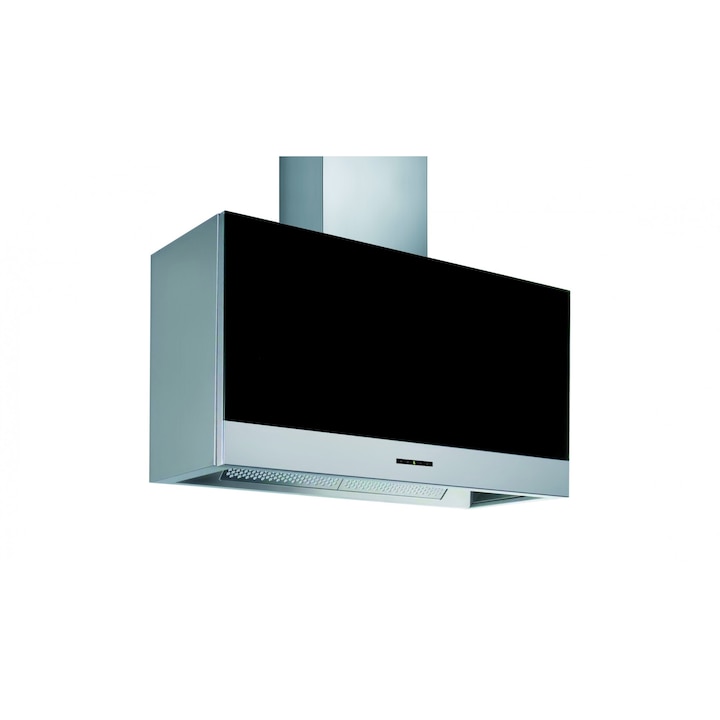 Hota de perete tip T Bertazzoni, colectie Professional, 60 cm, Clasa A+, cosum redus, 750 m³/h, 3 trepte de putere, functie Turbo, panou control electronic, timer, oprire automata, filtru lavabil din otel, tub evacuare, iluminare LED, inox