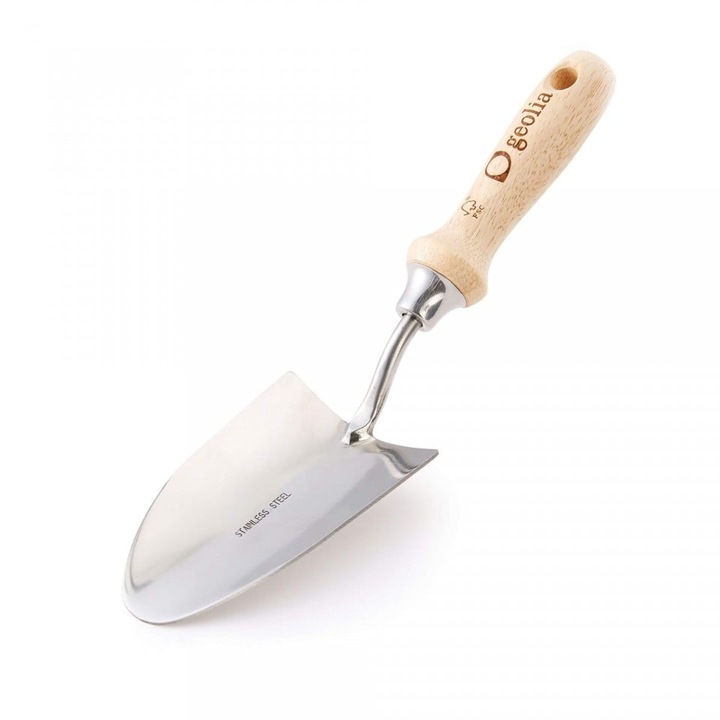 Lopatica din inox pentru miere cu maner din lemn