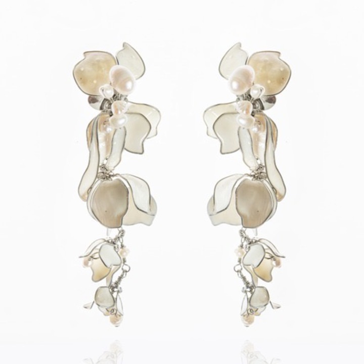 Cercei dama, Aviel, Rasina, Argintiu