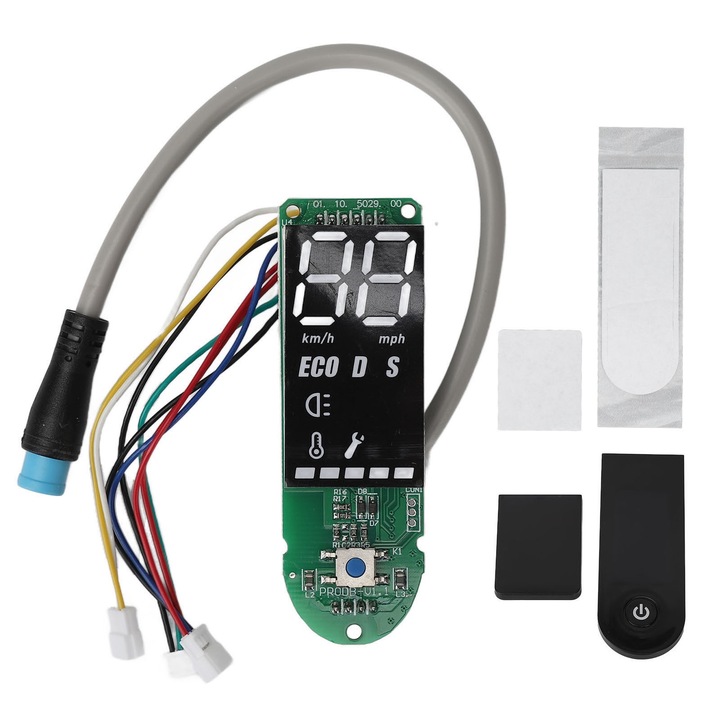 Placa de circuit pentru tabloul de bord, Enforose, impermeabila, usor de instalat, set complet pentru trotinete electrice