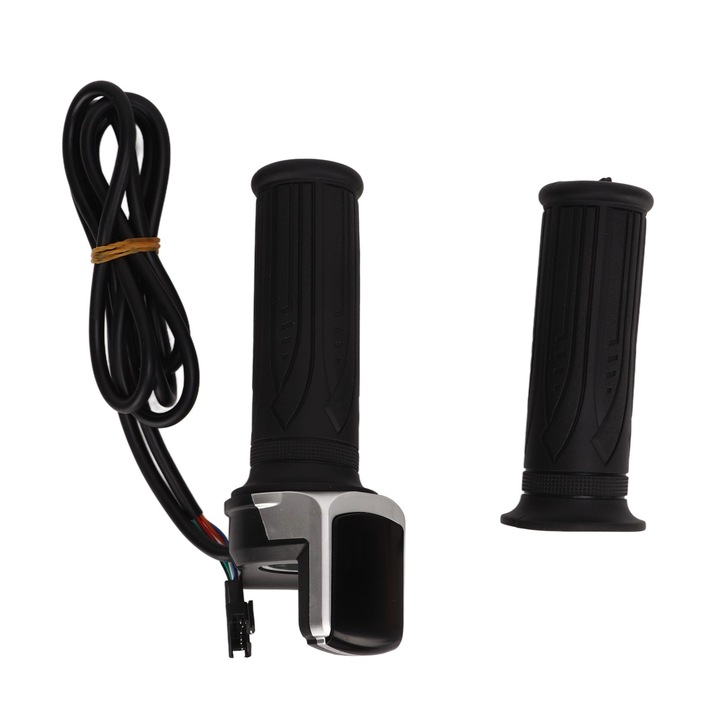 Elektromos kerékpár gázkar, longziming, LCD kijelzővel, vízálló anyagból, 36V, 3m kábelhossz