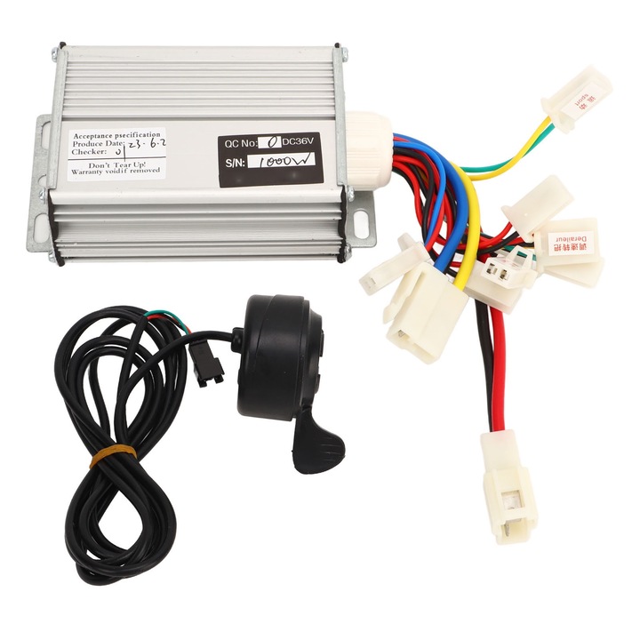 Kit controller 36V 1000W cu acceleratie thumb, Enforose, aluminiu, plastic, 377g