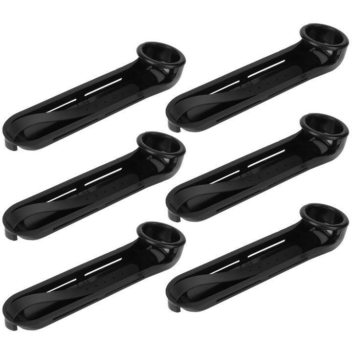 Set 6 Accesorii Biliard, Enforose, Rafturi pentru Bile, Plastic, 33x8.5cm