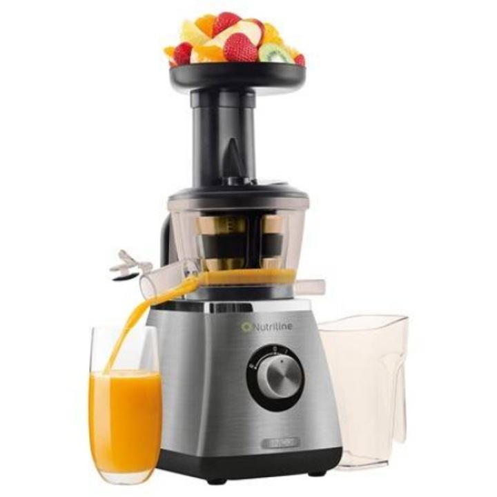 Storcator citrice, Casa Bugatti, Vita Juicer, volum 0.6 litri, 90-95 RPM, inclinare si turnare usoara, cupa detasabila, finisaj lucios, mov