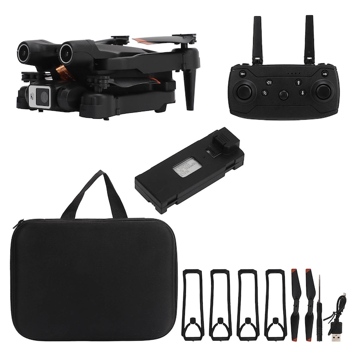 RC drón 4K kamerával, egyérintéses visszatérési funkcióval, kis mérettel, több színben