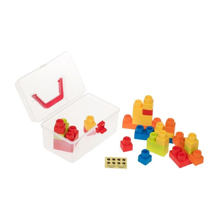 Set de constructie, Caramizi moi, 24 bucati