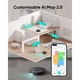 Прахосмукачка робот eufy от Anker, RoboVac X8 Pro, 8000 Pa, iPath Laser Navigation, Wi-Fi, AI.Map 2.0, Twin-Turbine Technology, Черен