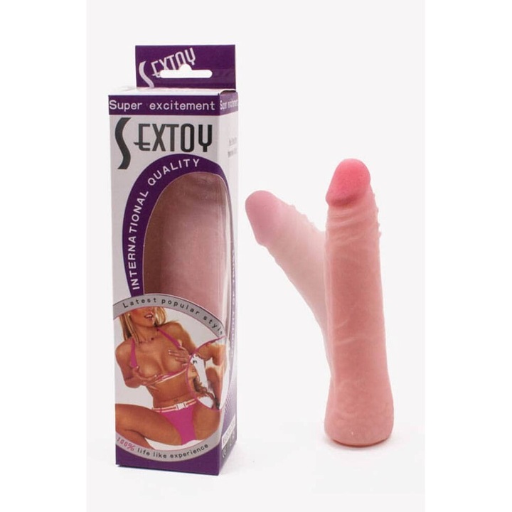Дилдо 53X Sextoy Cyber Dong Flesh 1, 18,5 см