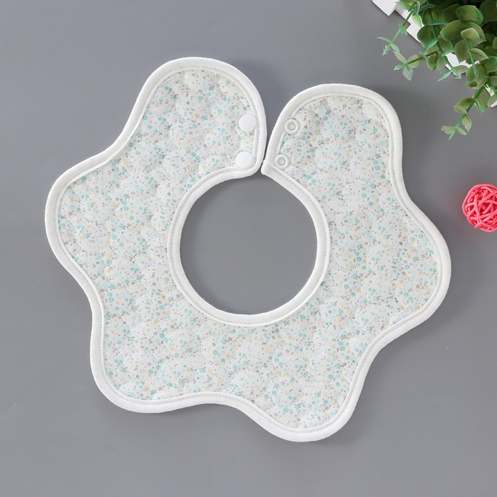 Jormftte forgatható, vízálló, uniszex előke, 1-3 éves babáknak, virágmintás