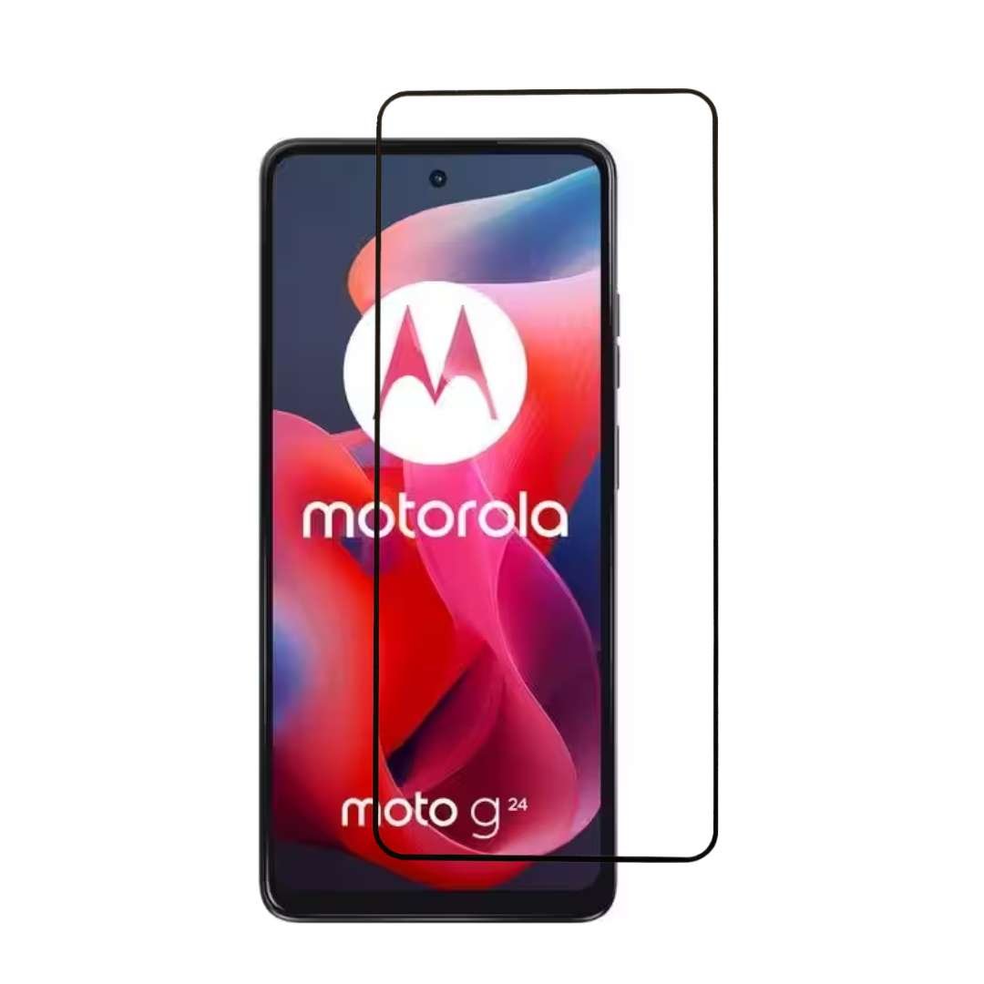 Folie de Protectie din Sticla pentru cu Motorola Moto G24 cu Kit Montare Inclus, Adeziv pe toata suprafata, Protectie Anti-Zgarieturi si Socuri