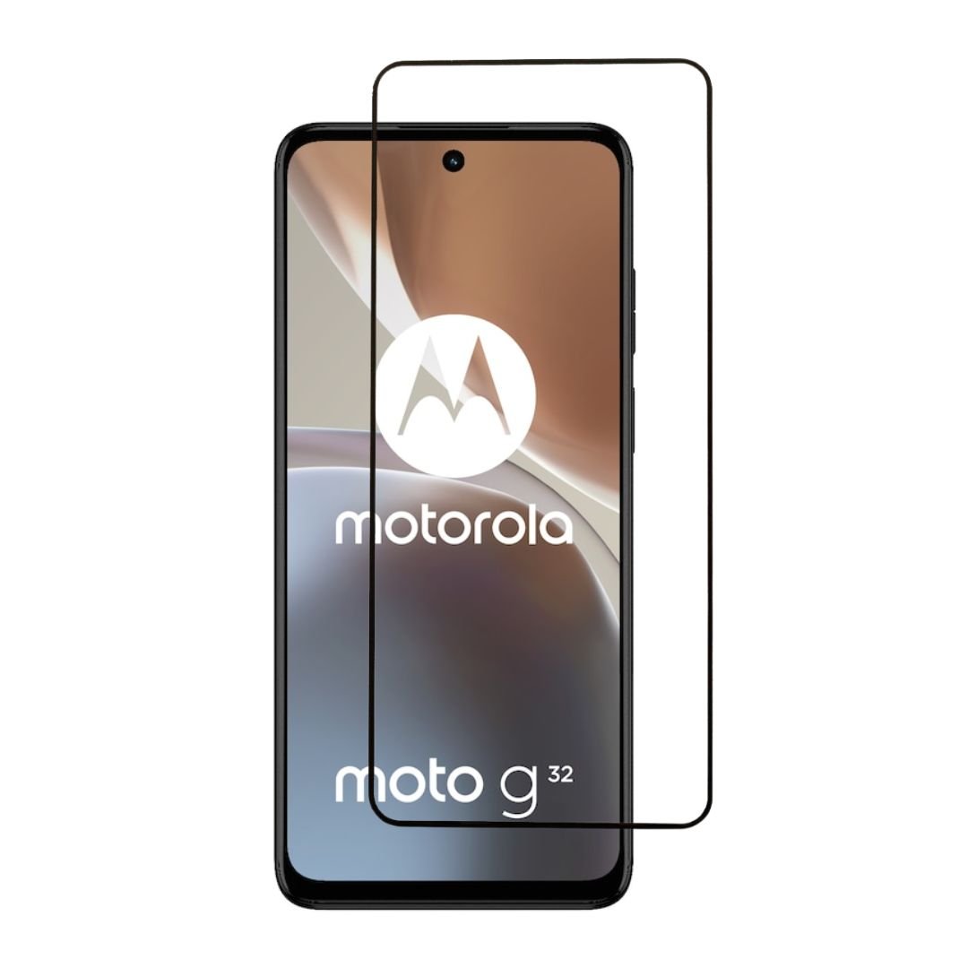 Folie de Protectie din Sticla compatibila cu Motorola Moto G32 cu Kit Montare Inclus, Adeziv pe toata suprafata, Protectie Anti-Zgarieturi si Socuri