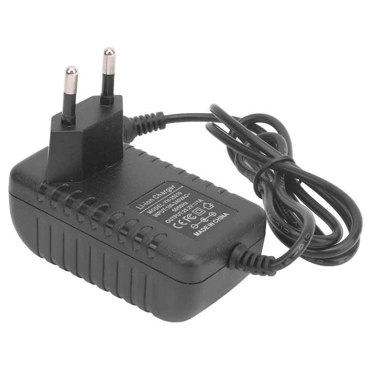 EU щепсел 100-240V 25.2V 1A, зарядно за литиеви батерии AC50/60HZ огнеупорен адаптер за зареждане