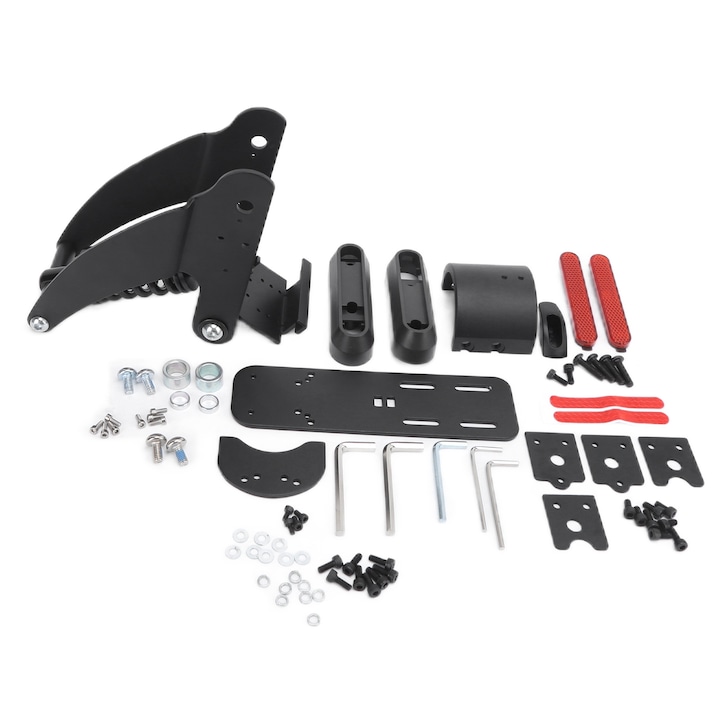 Accesoriu pentru trotinete electrice, Enforose, amortizor spate, otel inoxidabil, set cu 24 de accesorii