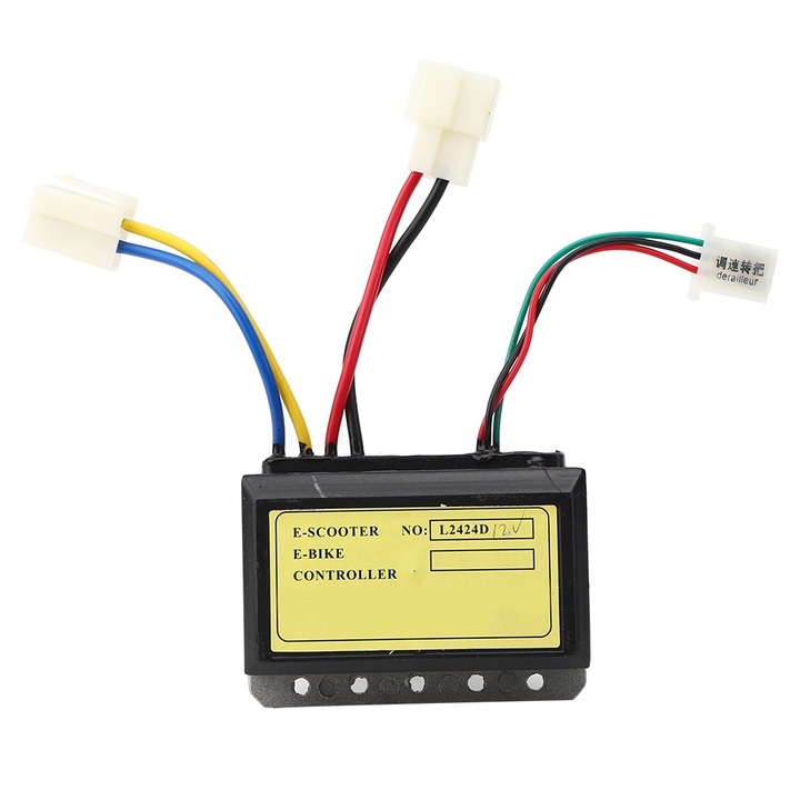 Контролер четков 12V, 250W, 3 резервни линии, за електрическа тротинетка Dolphin