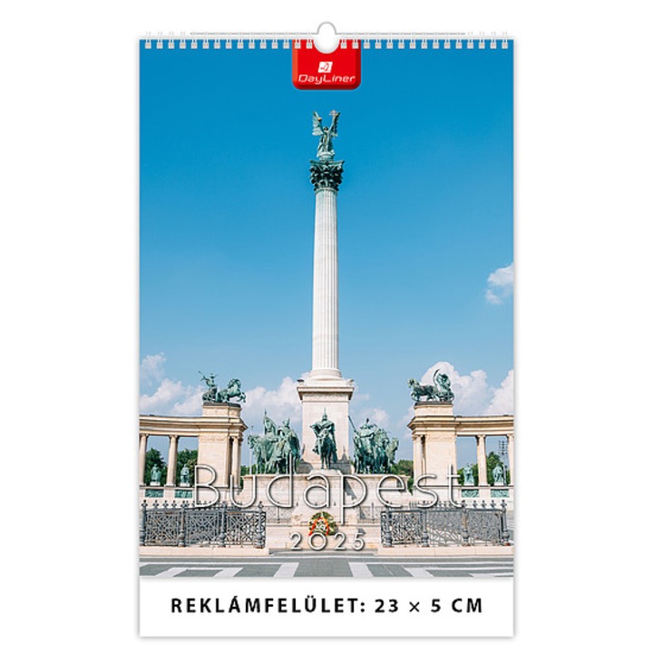 Calendar de perete Dayliner Budapesta B4 2025